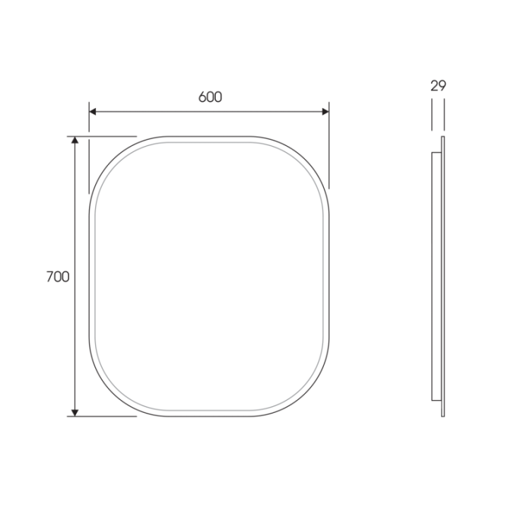 LUSTRO LED ELITA SHARON 60/70 ROSE GOLD 168698