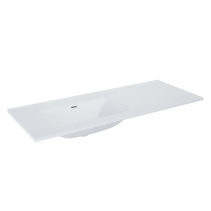 UMYWALKA ELITA SKAPPA 120 BEZ OTW. LEWA (80+40), CERAMICZNA WHITE 146038