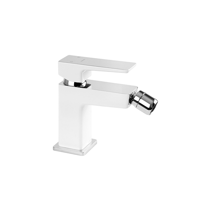 Bateria bidetowa sztorcowa Omnires Parma chrom/biały PM7420CRB