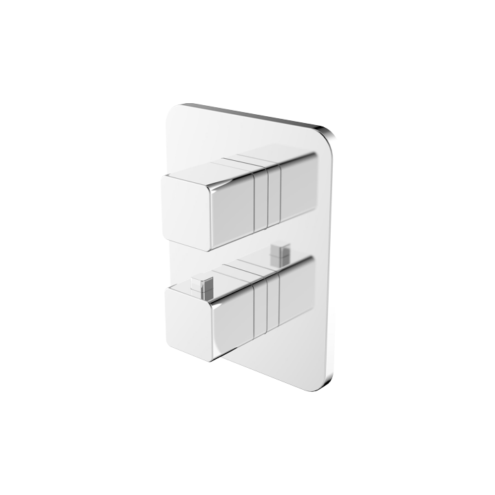 Bateria wannowa podtynkowa termostatyczna Omnires Parma chrom PM7436CR