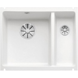 Komora podwieszana BLANCO SUBLINE 350/150-U CERAMIKA PURAPLUS 523741