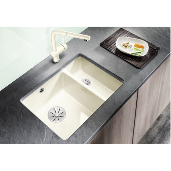 Komora podwieszana BLANCO SUBLINE 350/150-U CERAMIKA PURAPLUS 523746