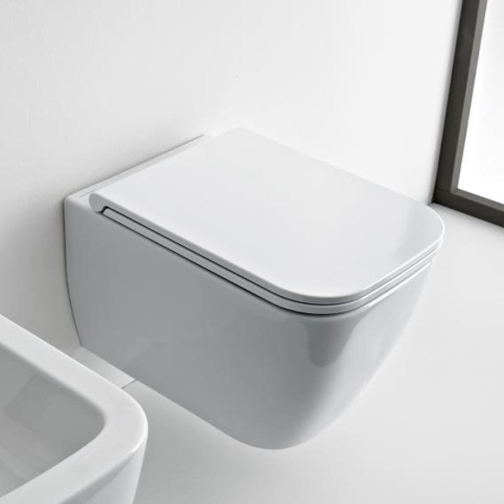 Miska WC 52x36 cm SCARABEO TEOREMA 2.0 antyczny róż 5126/CL54
