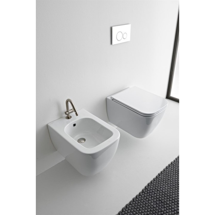 Miska WC podwieszana 52x36 cm SCARABEO TEOREMA 2.0 musk 5126/CL55