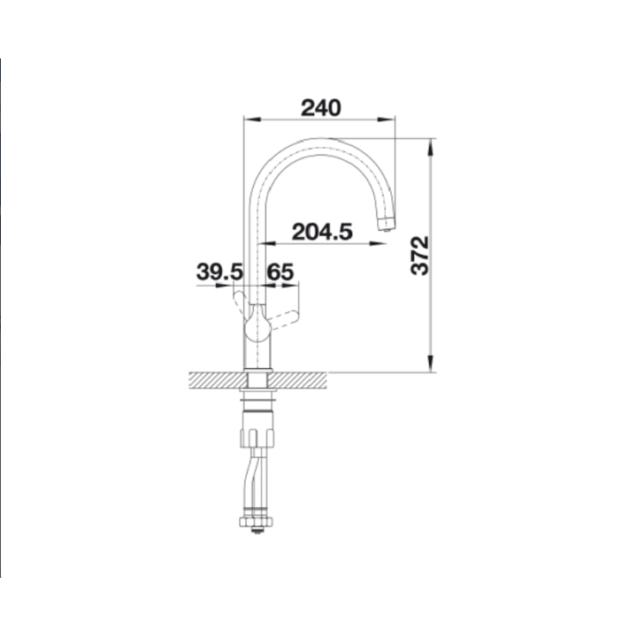 Bateria BLANCO TRIMA CHROMOWANA 520840