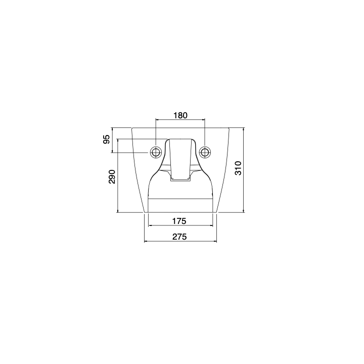 Bidet wiszący 52x36 cm SCARABEO TEOREMA 2.0 biały 5127