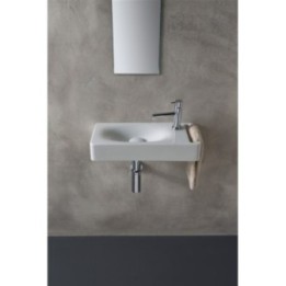 Umywalka wisząca 60x22 cm SCARABEO HUNG z otw. ardesia 151149