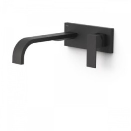 Bateria umywalkowa 24 cm Tres Cuadro Exclusive czerń matowa 00630012NM