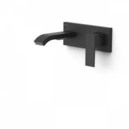 Bateria umywalkowa 15,3 cm Tres Cuadro Exclusive czerń matowa 00630013NM