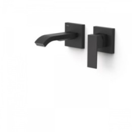 Bateria umywalkowa 15,3 cm Tres Cuadro Exclusive czerń matowa 00630003NM