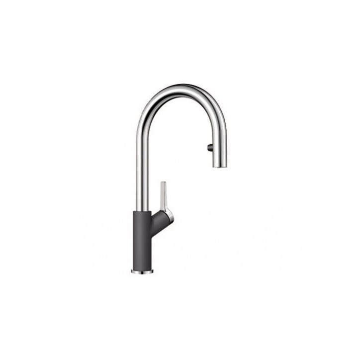 Bateria BLANCO CARENA-S VARIO SILGRANIT-LOOK SZAROŚĆ SKAŁY/CHROM521359