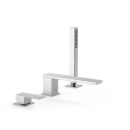 Bateria wannowa trzyotworowa TRES CUADRO chrom 00616105