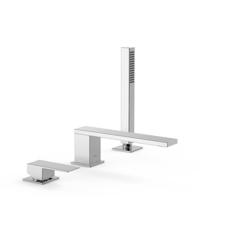 Bateria wannowa trzyotworowa TRES CUADRO chrom 00616105