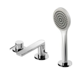 Bateria wannowa trzyotworowa 18 cm TRES ALPLUS chrom 20316102