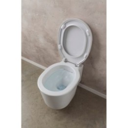 Miska WC wisząca 53,5x36 cm SCARABEO BUCKET biała 8812/CL