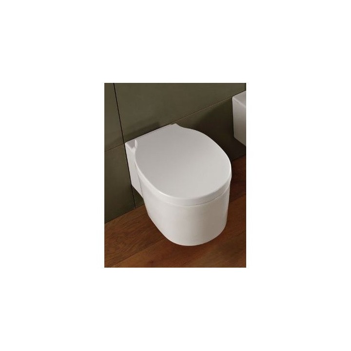 Deska WC wolnoopadająca SCARABEO BUCKET biała 8814/B