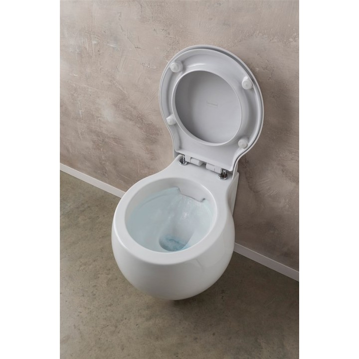Miska WC 50x45 cm SCARABEO PLANET biała 8105/CL