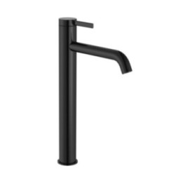 Bateria umywalkowa wysoka z korkiem click-clack ROCA ONA titanium black A5A349ECN0