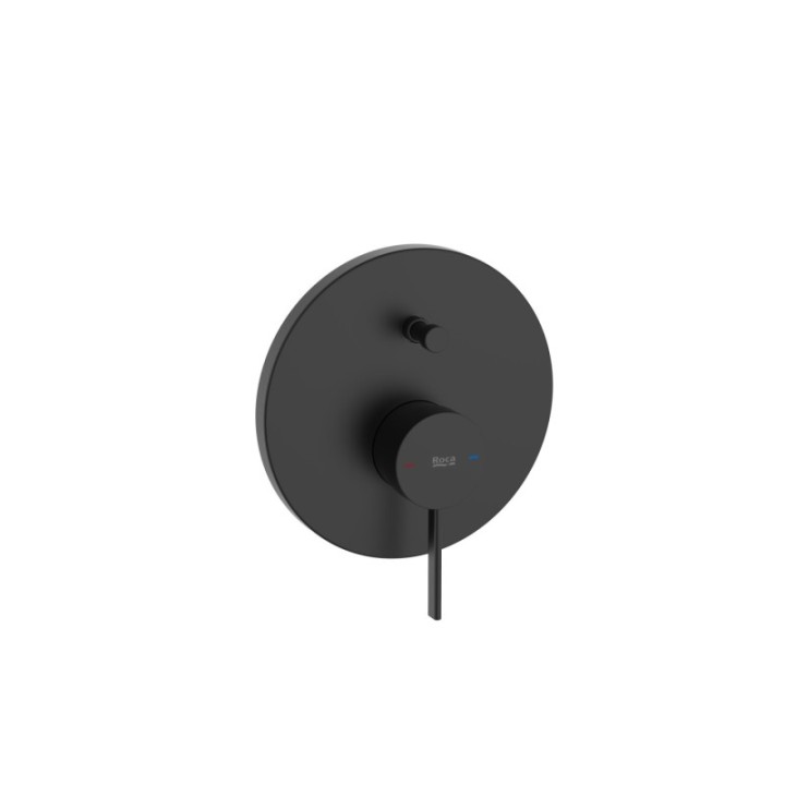 Bateria natryskowa podtynkowa ROCA ONA czarny mat A5A0B9ENB0