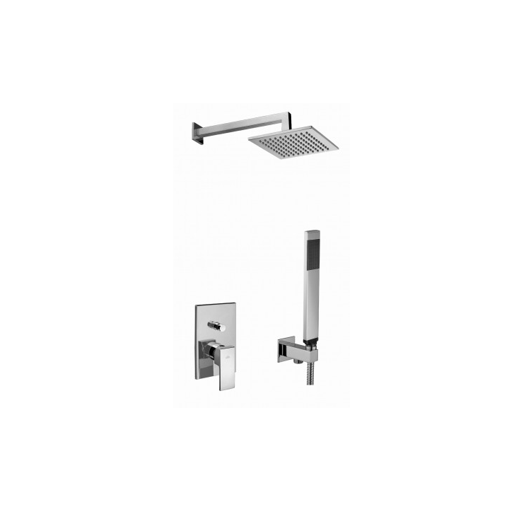 Zestaw natryskowy 40/20x20 cm PAFFONI LEVEL chrom LES015ZSC3ACR