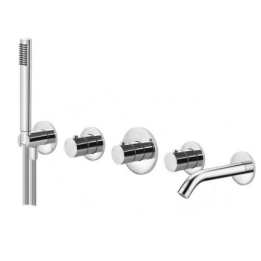 Bateria wannowa podtynkowa termostat PAFFONI STICK chrom MDE001CR