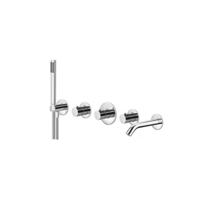 Bateria wannowa podtynkowa termostat PAFFONI STICK chrom MDE001CR