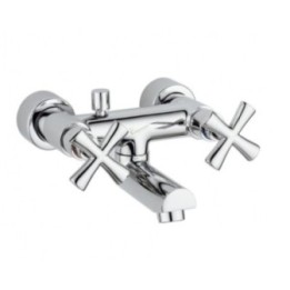 Bateria wannowa ścienna EMMEVI SPIRIT NEW czarny mat 31001NO