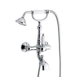 Bateria wannowa ścienna EMMEVI LAGUNA chrom 40011CR