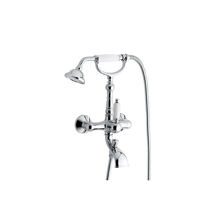 Bateria wannowa ścienna EMMEVI LAGUNA chrom 40011CR