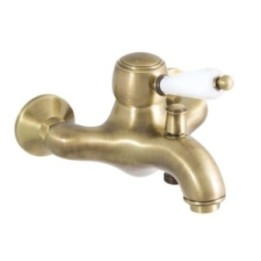 Bateria wannowa ścienna EMMEVI LAGUNA stare złoto 40061BR