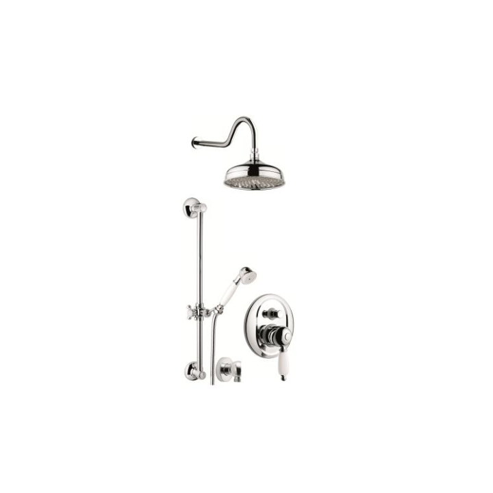 Zestaw natryskowy podtynkowy EMMEVI LAGUNA chrom LAG015ZN1ACR