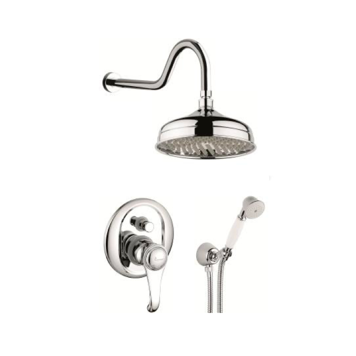Zestaw natryskowy podtynkowy EMMEVI TIFFANY chrom TIF015ZSC1ACR