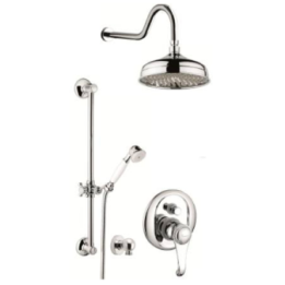 Zestaw natryskowy podtynkowy EMMEVI TIFFANY chrom TIF015ZN1ACR