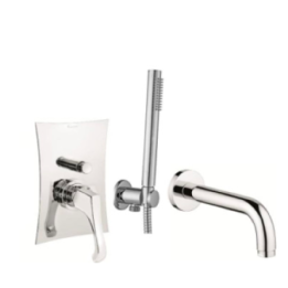 Zestaw wannowy podtynkowy EMMEVI ARES chrom AR015ZWW.CR