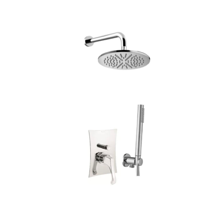 Zestaw natryskowy podtynkowy 22,5 cm EMMEVI ARES chrom AR015ZSC3A.CR