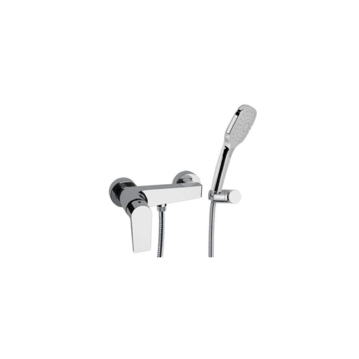 Bateria natryskowa ścienna DANIEL DREAM chrom DR631ACR