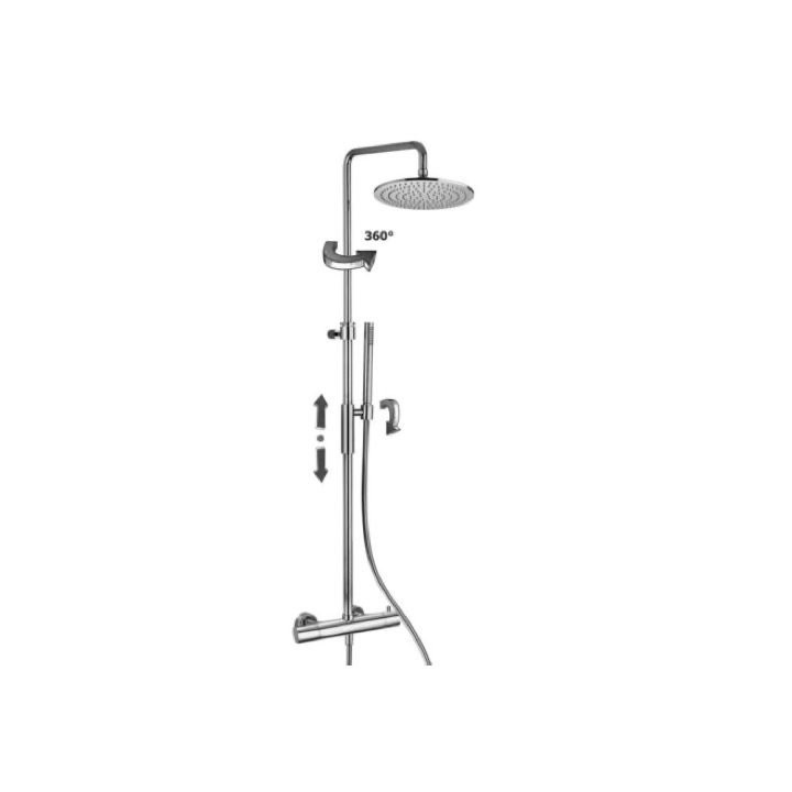 Kolumna natryskowa termostatyczna 22,5 cm PAFFONI chrom ZCOL646CR