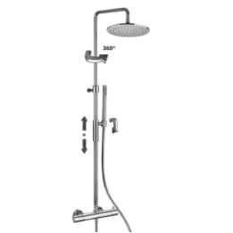 Kolumna natryskowa termostatyczna 30 cm PAFFONI chrom ZCOL646KCR