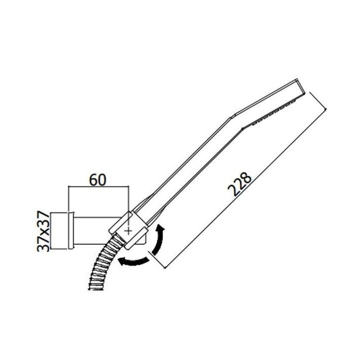Zestaw 3w1 PAFFONI LEVEL czarny mat ZDUP058NO