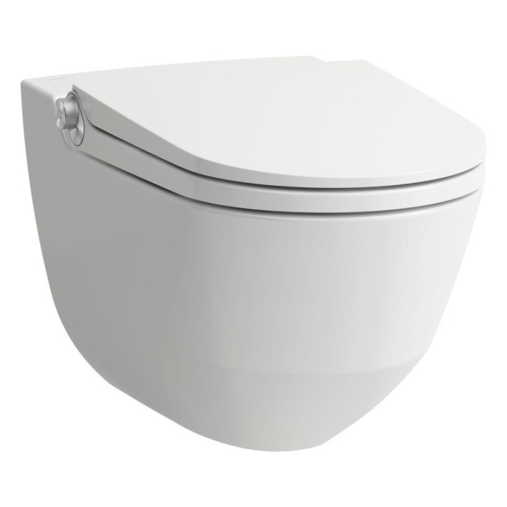 Toaleta myjąca podwieszana Riva Laufen RIMLESS 395 x 600 x 505 mm biały mat H8206917570001