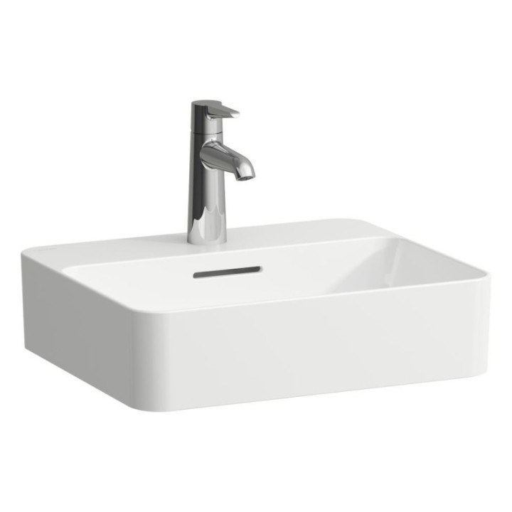 Umywalka nablatowa 450x380 mm LAUFEN VAL bez otw. biała H8122800001091