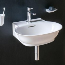 Umywalka ścienna Laufen The New Classic 500 x 450 mm z otw. biała LCC H8158524001041