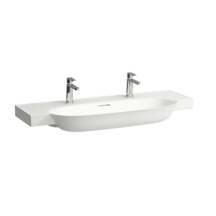 Umywalka Laufen The New Classic 1200 x 480 mm z 3 otw. biała LCC H8138584001081