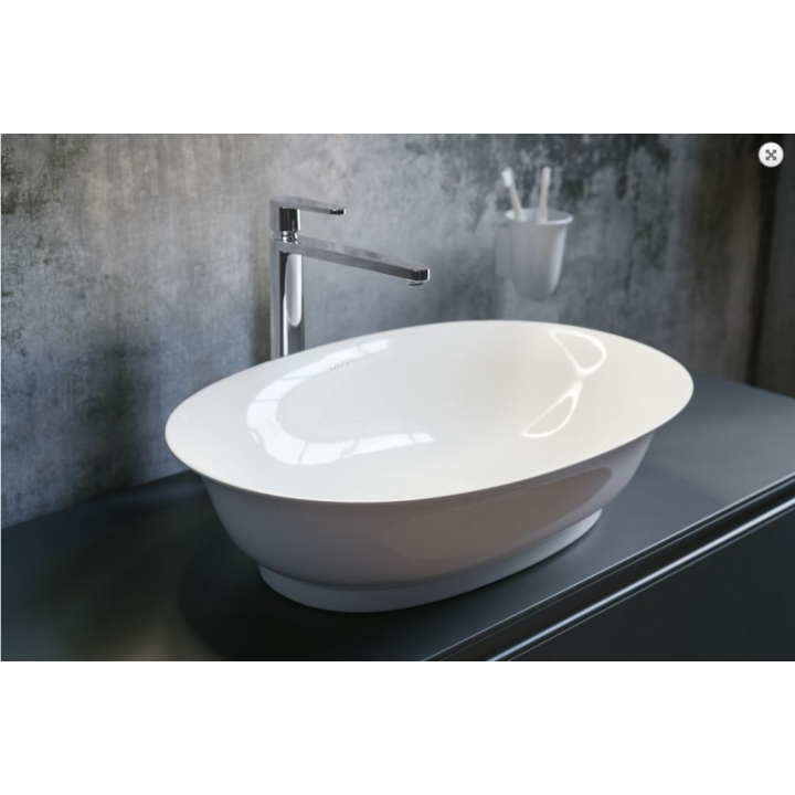 Umywalka Laufen The New Classic 550 x 380 mm bez otw. biała LCC H8128534001091