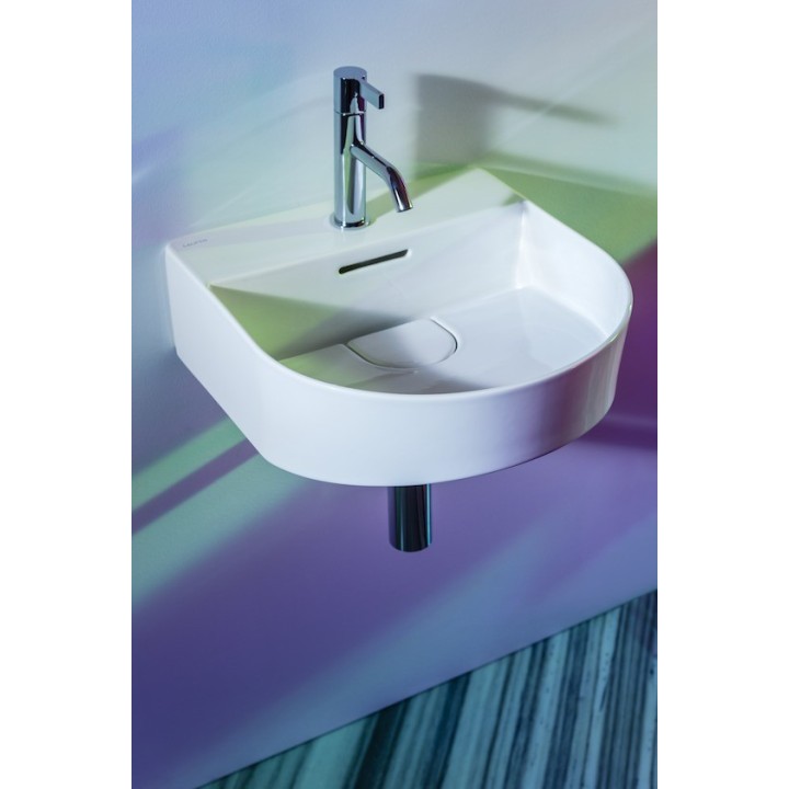 Umywalka ścienna Laufen Sonar 410x420 mm z otw. biała LCC H8153414001041