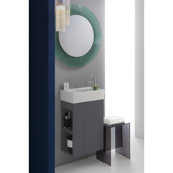 Umywalka Laufen Kartell 460x280 mm blat po prawej z otw. biała LCC H8153344001111