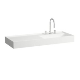 Umywalka Laufen Kartell 1200x460 mm blat po lewej bez otw. biała LCC H8133334001121