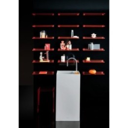 Umywalka KARTELL BY LAUFEN 375x435 mm z otw. biała LCC H8113314001111