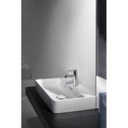 Umywalka Laufen Val 550x420 mm szlifowana z otw. biała LCC H8162824001041