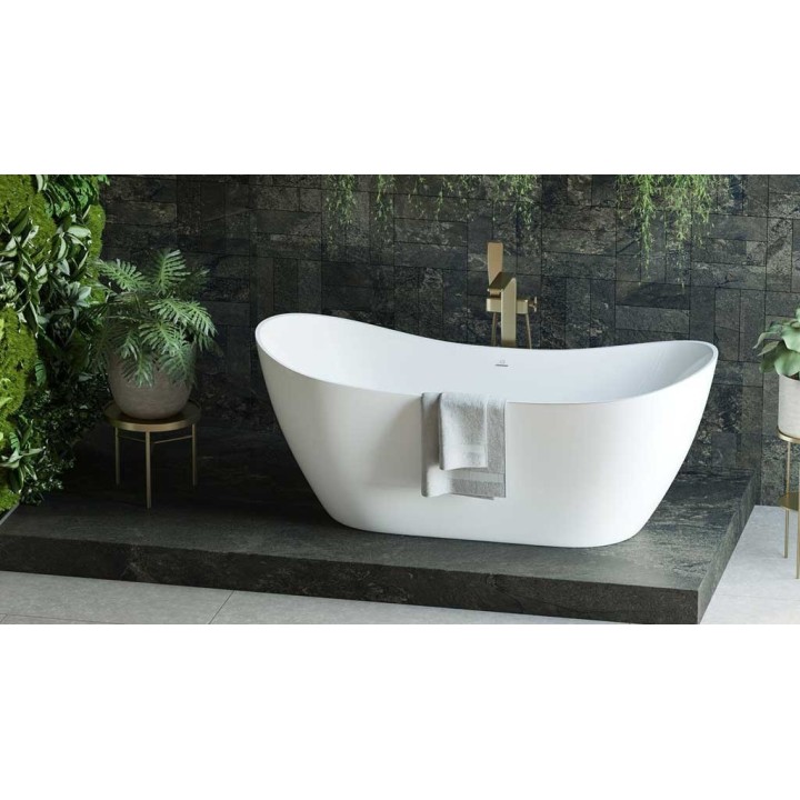 Wanna wolnostojąca AD naturalnie PRESENTA 1600x720x720mm z przelewem AWW-002-160ZP